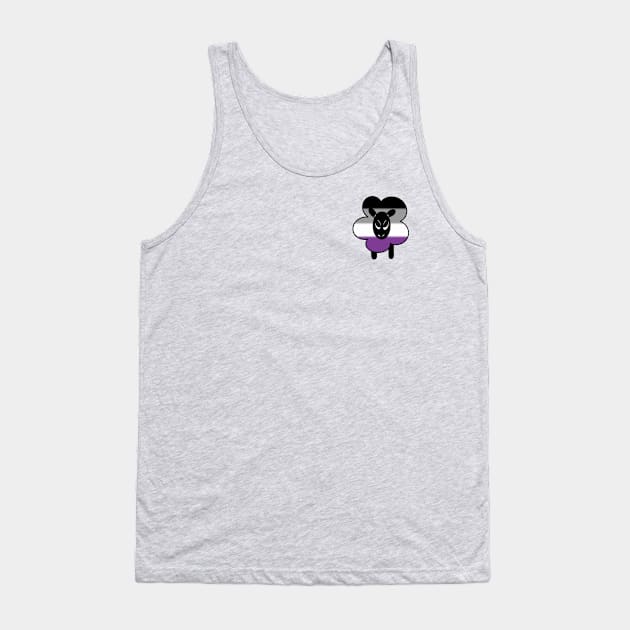 Proud Asexual Rainbow Sheep Tank Top by Emberpixie